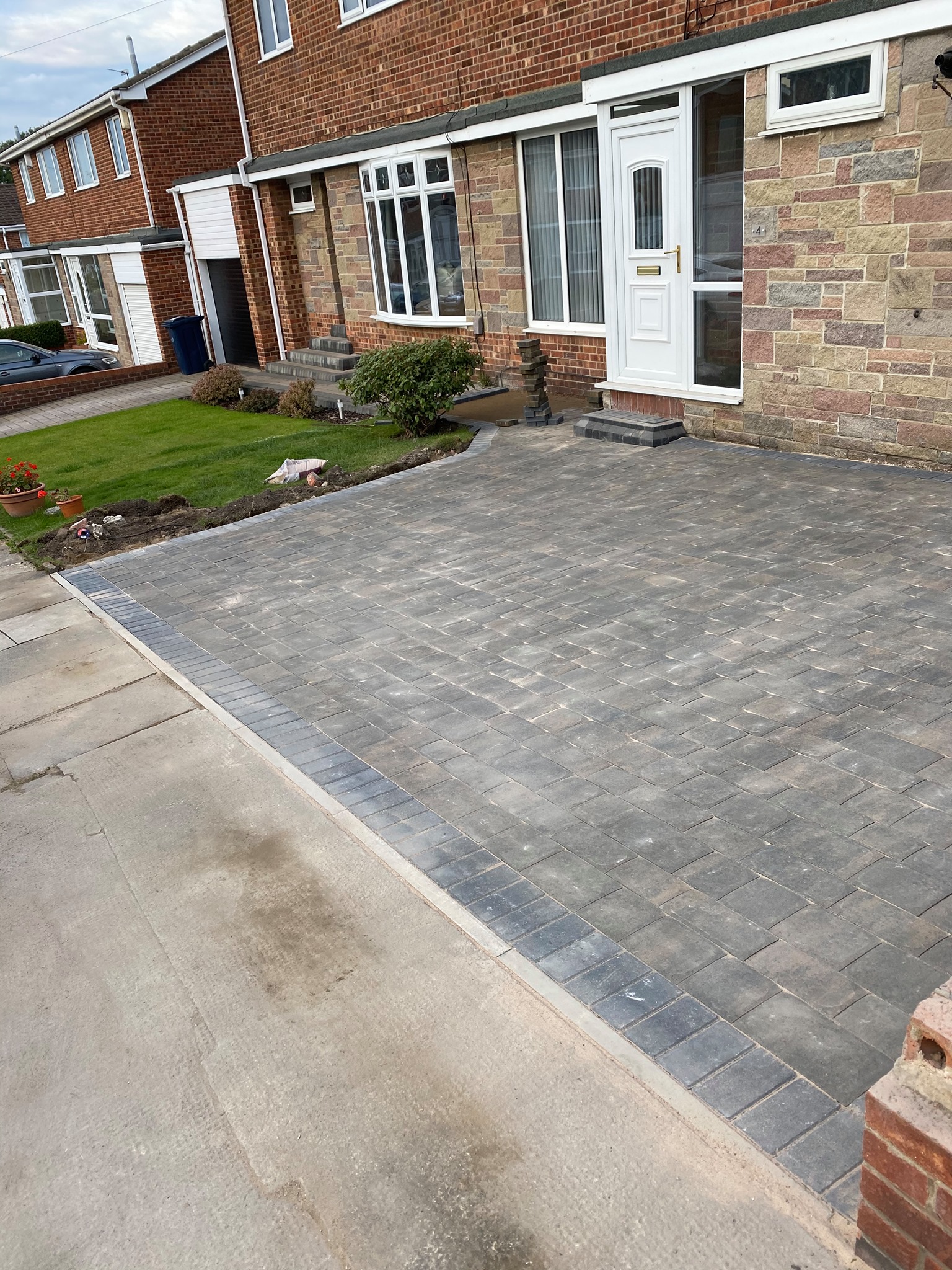 Professional driveway work